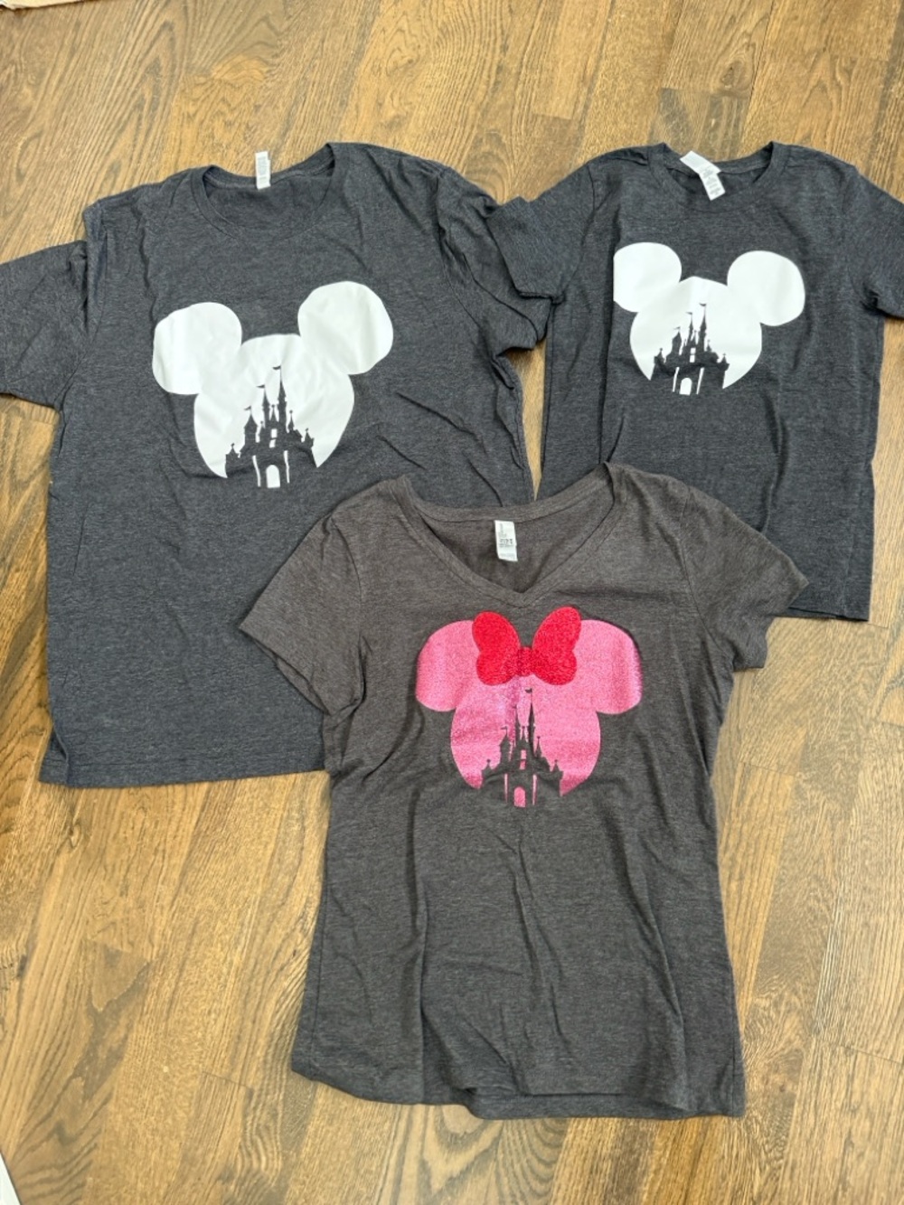 Disney family coordinating shirts